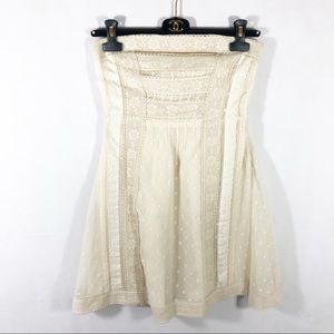 Anthropologie Kimchi Blue Strapless Mini Dress